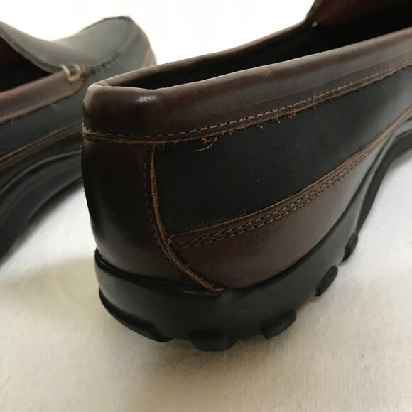 Allen Edmonds Men Size 13 D Boulder Venetian Driving Two Tone Leather Loafer - Picture 14 of 15